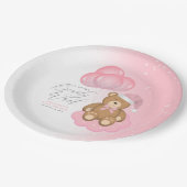 We kunnen heel rustig wachten op een slaperig Beer Papieren Bordje (Gekanteld)