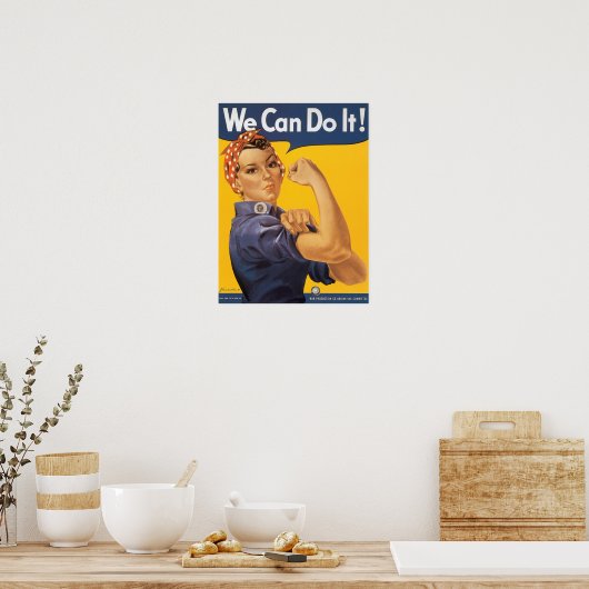 We kunnen het  afdrukken poster (Keuken)