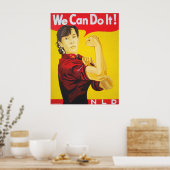 We kunnen het! - Ang San Suu Kyi Poster (Keuken)