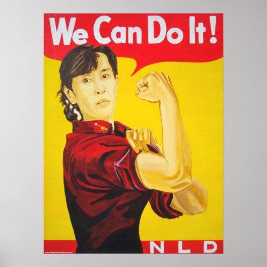 We kunnen het! - Ang San Suu Kyi Poster (Voorkant)