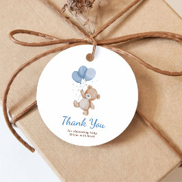 We kunnen het Baby shower afwachten. Bedankjes Labels