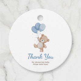 We kunnen het Baby shower afwachten. Bedankjes Labels