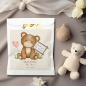 We kunnen het Baby shower afwachten. Bedankzakje