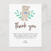 We kunnen het Baby shower afwachten. Dank je Briefkaart (Voorkant)