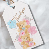 We kunnen het Baby shower nauwelijks afwachten Cadeaulabel
