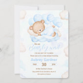 We kunnen het Baby shower van Blue Beer Barly Wach Kaart (Voorkant)