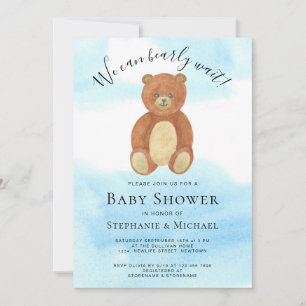 We kunnen het Baby shower van Couple afwachten Kaart