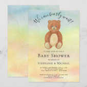 We kunnen het Baby shower van de Waterverf van par Kaart (Voorkant / Achterkant)