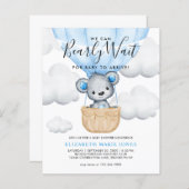 We kunnen het Baby shower van een blauwe ballonjon (Voorkant / Achterkant)