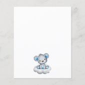 We kunnen het Baby shower van een blauwe ballonjon (Achterkant)