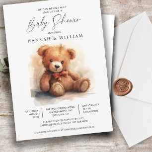 We kunnen het Baby shower van een jongen afwachten Kaart