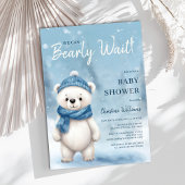 We kunnen het Baby shower van een jongen afwachten Kaart