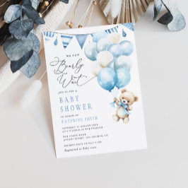 We kunnen het Baby shower van een jongen afwachten Kaart