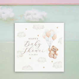 We kunnen het Baby shower van een jongen afwachten Servet