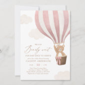 We kunnen het Baby shower van een luchtballon met  Kaart (Voorkant)