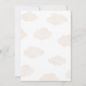 We kunnen het Baby shower van een luchtballon met  Kaart (Achterkant)