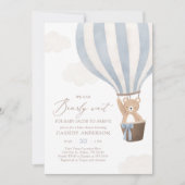 We kunnen het Baby shower van een luchtballon met  Kaart (Voorkant)