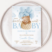 We kunnen het Baby shower van een luchtballon met  Kaart
