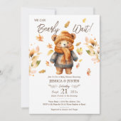 We kunnen het Baby shower van Herfst afwachten Kaart (Voorkant)