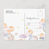 We kunnen het Baby shower van het Beer per post af Briefkaart (Achterkant)