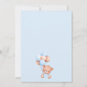 We kunnen het Baby shower van het blauw afwachten. Kaart (Achterkant)