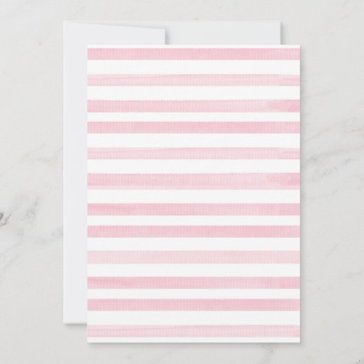 We kunnen het Baby shower van twee meisjes afwacht Bedankkaart (Achterkant)