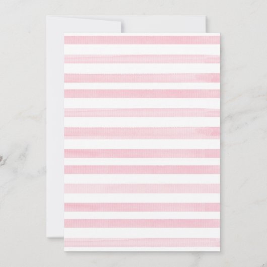 We kunnen het Baby shower van twee meisjes afwacht Kaart (Achterkant)