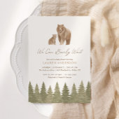 We kunnen het Baby shower van Woodland afwachten Kaart