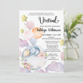 We kunnen het Beer virtuele Baby shower snel afwac Kaart (Staand voorkant)