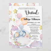 We kunnen het Beer virtuele Baby shower snel afwac Kaart (Voorkant / Achterkant)