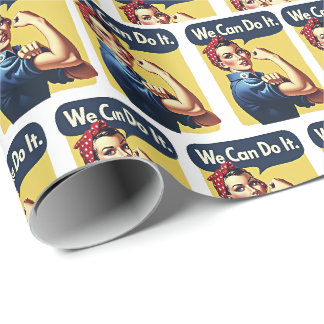 We kunnen het | Beroemd feminisme Cadeaupapier