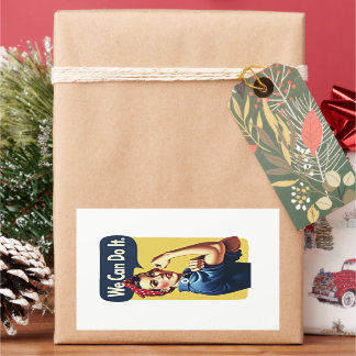 We kunnen het | Beroemd feminisme Rechthoekige Sticker