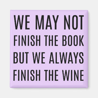 We kunnen het boek niet afmaken, maar we maken het magneet