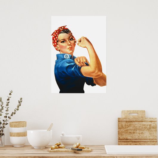 We kunnen het de propaganda van de Tweede Wereldoo Poster (Keuken)