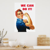 We kunnen het de Tweede Wereldoorlog doen Propagan Poster (Keuken)