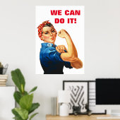 We kunnen het de Tweede Wereldoorlog doen Propagan Poster (Thuiskantoor)