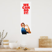 We kunnen het de Tweede Wereldoorlog propaganda WW Poster (Keuken)