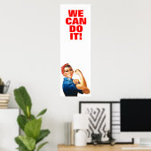 We kunnen het de Tweede Wereldoorlog propaganda WW Poster (Thuiskantoor)