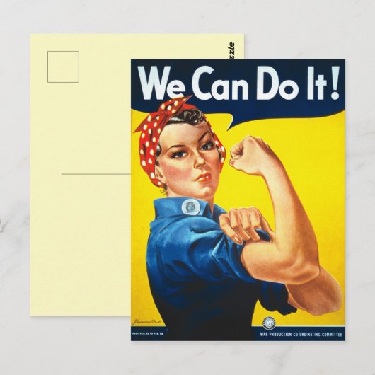 We kunnen het doen briefkaart (Voorkant / Achterkant)