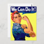 We kunnen het doen briefkaart (Voorkant / Achterkant)