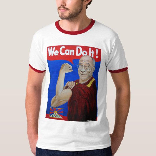 We kunnen het doen - Dalai Lama Shirt (Voorkant)