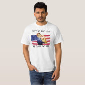 We kunnen het doen, DEFEND THE USA T-shirt (Voorkant volledig)