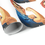 We kunnen het doen door de riveter vrouwen kracht  cadeaupapier (Rol Hoek)