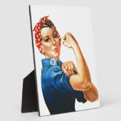 We kunnen het doen door de riveter vrouwen kracht  fotoplaat (Zijkant)