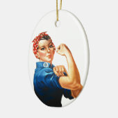 We kunnen het doen door de riveter vrouwen kracht keramisch ornament (Links)