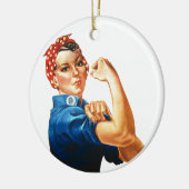 We kunnen het doen door de riveter vrouwen kracht  keramisch ornament (Links)