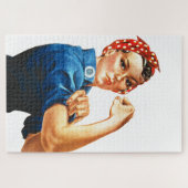 We kunnen het doen door de riveter vrouwen kracht legpuzzel (Horizontaal)
