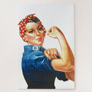 We kunnen het doen door de riveter vrouwen kracht  legpuzzel
