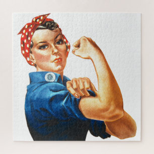 We kunnen het doen door de riveter vrouwen kracht  legpuzzel