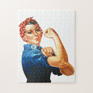 We kunnen het doen door de riveter vrouwen kracht  legpuzzel